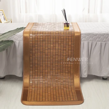 Letné krásy posteľ mat salón krásy špeciálna masážna posteľ masážna posteľ fyzioterapia šampón posteľ mahjong blok bambusu mat matrac