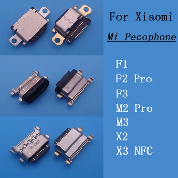 1PCS Typu C konektor Micro Usb Konektor Konektor Pre Xiao Mi Pocophone F1 Poco F1 F2 Pro F3 Poco X3 NFC X2 M2 Pro M3 Nabíjací Port