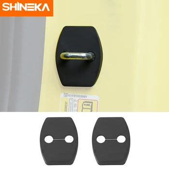 SHINEKA ABS 2 Ks Auto Door Lock Spony ochranný Kryt Dekorácie, Doplnky Pre Chevrolet Camaro 2017 2018 2019 2020 2021