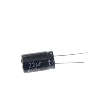 10pcs 400v22uf 13x21mm 400v22mfd elektrolytický kondenzátor