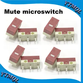 5 ks Stlmiť microswitch Myš s Mikro Spínač Tlačidlo Myši Nebezpečnej Myši tichý tlačidlo údržba príslušenstvo