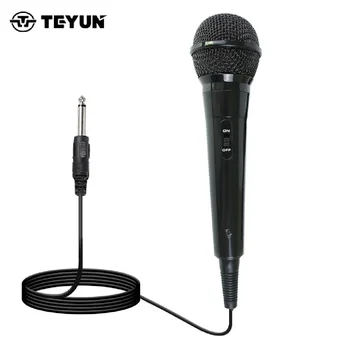 B12 Najlepšie karaoke Mikrofón s Zapnutie a Vypnutie Káblové Karaoke Mikrofón s 16.4 ft XLR Electret Kondenzátora Mikrofón pre Spev