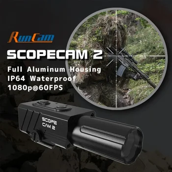 RunCam ScopeCam 2 Airsoft Fotoaparát, Hliníkový kryt 1080p@60fpsIP64 Waterproo WiFi APLIKÁCIE Nastavenie Modelu Lietadla Akciu, Fotoaparát