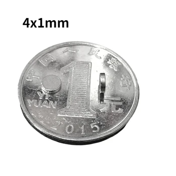 100~5000pcs 4x1 mm Mini Malé Kruhové Magnety 4mmx1mm N35 Neodýmu Magnet silné Dia 4x1mm Trvalé NdFeB Magnety disk 4*1 mm