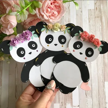 Die Noa Panda Veľký Formát Rezanie Kovov Formy Pre Rezanie Papiera Procesov A Vizitky Tlač, Razba Dekoroch Č Sta