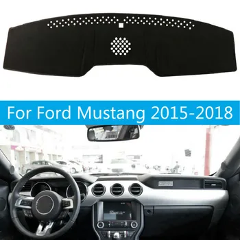 Pre Ford Mustang 2015 2016 2017 2018 Tabuli Mat Pokrytie Dashmat Pad Slnečník Nástroj Chrániť Koberec Auto Styling Príslušenstvo