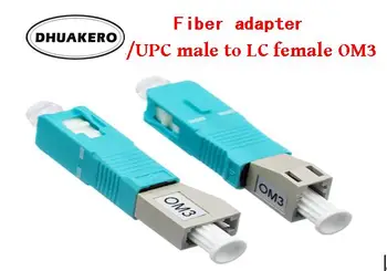 doprava zadarmo AB43E SC/UPC samec na LC žena OM3 5 ks mode optického spojka príruby konektor pre adaptér