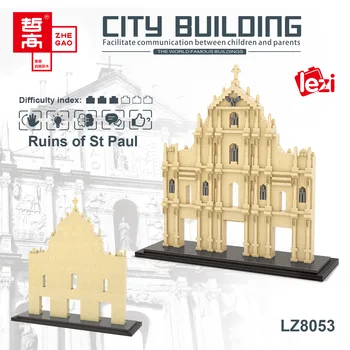 LZ8053 St. Paul ' s Oblúkom Miniatúrne Diamond Častice Montáž Stavebné Bloky Budov pre Voľný čas Samostatne Montáž Toy Model