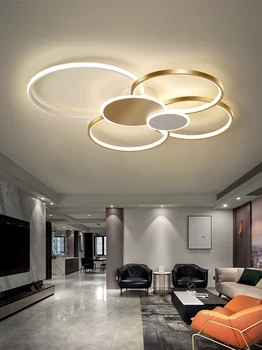 Moderné LED Stropné Lustre Nordic Kolo Prívesok Svetlá Pre Obývacej Izby, Spálne, Reštaurácia, Krytý Domova Osvetlenie