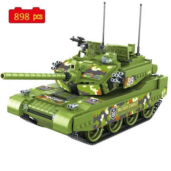 Vojenské Série WW2 Typ 99 Hlavný Bojový Tank DIY Model Vojak Akčné Figúrky Stavebné Bloky, Hračky, Darčeky