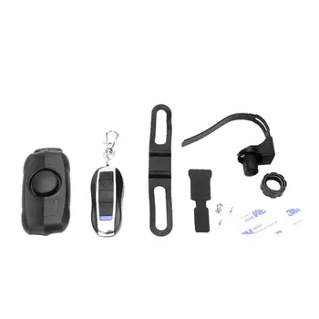 USB Nabíjateľné Bezdrôtové Diaľkové Ovládanie Anti-Theft Vibrácií Budíka na Motocykel, Bicykel, Bicykel Bezpečnostný Zámok 110dB Bike Bell Horn