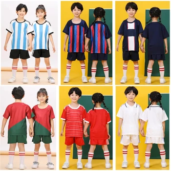Nové Sady Mužov Detský Futbalový Dres Nastaviť Prispôsobené Futbal Uniformy Priedušná Dospelých a Deti na Futbal, Dresy Nastaviť