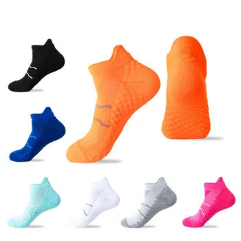 Bicykel, Beh, Futbal, Šport Muž Krátke Ponožky Svetlé Farby Bavlna Priedušná Oka Vonkajšie Basketbalové Cestovné Ponožky Sokken