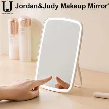 Jordánsko&Judy prenosné make-up zrkadlo ploche Inteligentné led svetlo prenosné skladacie svetlo zrkadlo ubytovni ploche