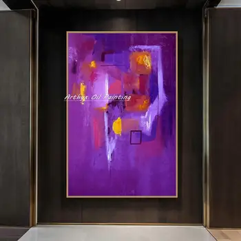 Arthyx,Nástenné Maľby Handpainted Abstraktnú Olejomaľbu Na Plátne,Moderný Pop Art Stene Obraz Pre Obývacej Spálne Domáce Dekorácie
