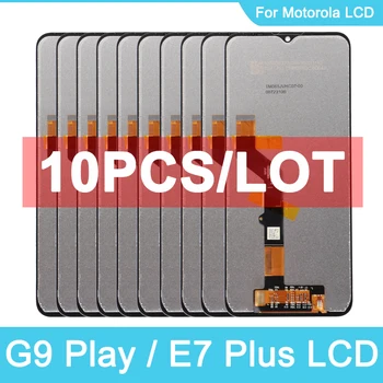 10Pcs/Veľa Veľkoobchod LCD Na Motorola G9 Hrať LCD Displej Dotykový Displej Digitalizátorom. Montáž Na Moto E7 Plus LCD Náhradné Diely