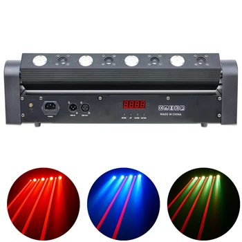 4 Oči Laserový Lúč Fáze Laserové Svetlo RGBW Projektor DJ, Disco Bar KTV Vianočné Club Party Dance Svadobné, Vianočné Účinok Zobraziť Lampa