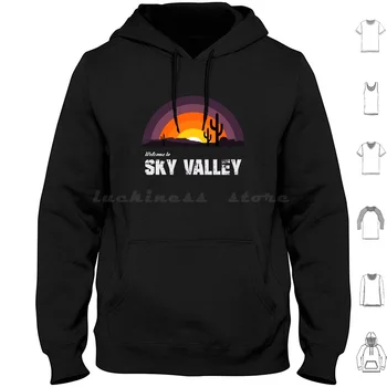 Vitajte Na Sky Valley Hoodie bavlna, Dlhý Rukáv Kyuss Logo Kyuss Veci Kyuss Long Sleeve Domov Souvennire Kapela Hudba Stoner