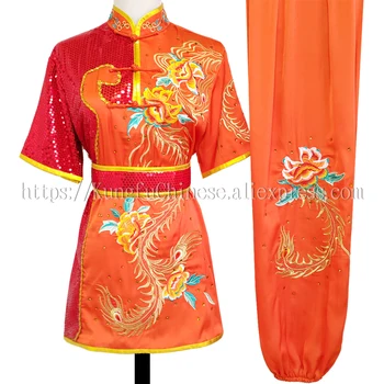 Čínske Wushu jednotné Kungfu oblečenie Bojových umení vyhovovali changquan odevu, vyšívanie oblečenie, žena, muž, dievča, chlapec, deti, dospelých Unisex
