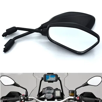Univerzálny 10 mm motocykel spätné zrkadlo ľavé a pravé zrkadlo black Pre YAMAHA MT-07/FZ-07 MT-09 FZ-09 FZ1 XMAX VMAX NMAX
