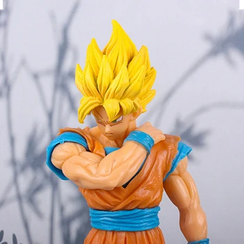 21 cm Zábavné Radosť Dragon Ball Super Saiyan Son Goku Akcie Obrázok Hore Goku Pvc Figura Model Hračka
