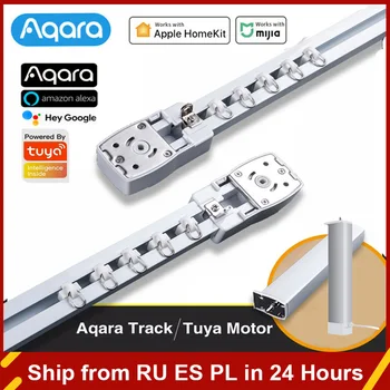 Aqara Smart Záclony Sledovať Elektrické Rod Rímsy Železničnej pre Aqara B1 A1 Tuya Wifi, Zigbee Motorom Automatický Záves Ovládanie Systému