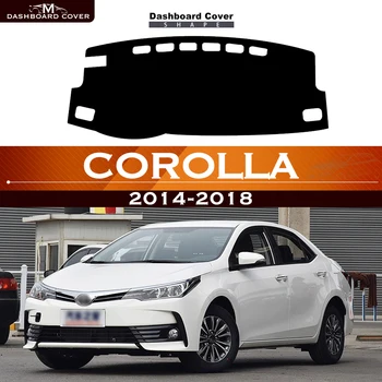 Pre Toyota Corolla Auris 2014~2018 E180 180 Scion iM Anti-Slip Auto Tabuli Vyhnúť Light Pad Nástroj Platformu Stôl Kryt Mat