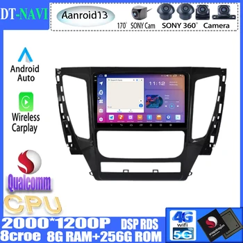 Qualcomm Android13 Pre Mitsubishi Pajero Sport 3 2016 - 2018 Auto Rádio Multimediálny Prehrávač Navigácie GPS Carplay WIFI Č 2din DVD
