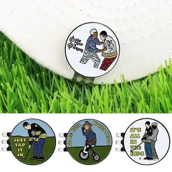 Odolné Športové Vonkajšie Magnetické Golf Ball Marker Golf Učebné Pomôcky Golfový Klobúk Klip Golfové Spp Klip