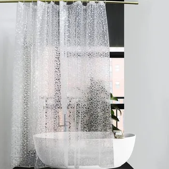 Moderný Sprchový Záves 3D Plesniam Dôkaz Kúpanie Záclony S Hákom Nepremokavé Sprchové Zásteny Priesvitné Kúpeľňa Domáce Dekorácie