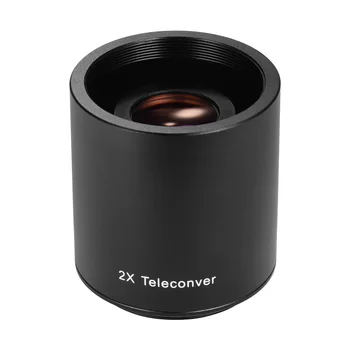 Andoer 2X Teleconverter Objektív, Manuálne Zaostrenie Converter Objektív pre 650-1300mm 500mm 420-800mm Fotoaparát T-mount Objektívy