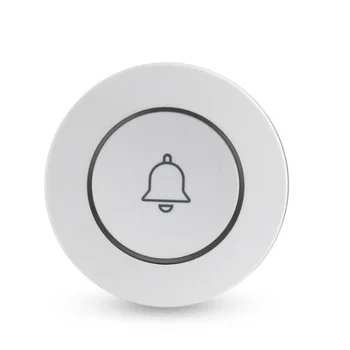 433MHz Bezdrôtové Diaľkové Ovládanie Tuya Smart Home Jedno-tlačidlo Alarm SOS Tiesňové Volanie Tlačidlo Bezdrôtové Tiesňové Tlačidlo, Zvonček 2022