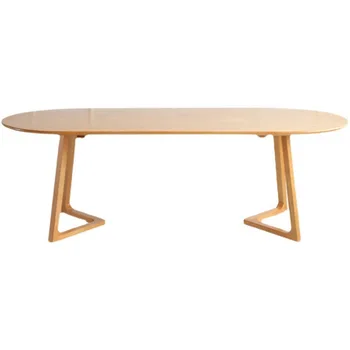 *Nordic obývacia izba multi osoby, jedálenský stôl, oválne masívneho dreva jedálenský stôl a stoličky, voľný čas recepcia stôl a stoličky