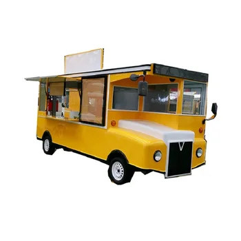 Nový Dizajn Mobile Fast Food Truck Multifunkčné Ulici Predajné Kiosk Mobile Elektrické Fast Food Košíka Stravovanie Košíka