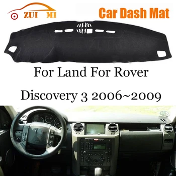 ZUIMI Panel Kryt Dash Mat Dashmat Pozemkov Pre Rover Discovery 3 2006~2009 LHD Prístrojovej Doske Kryt Pad slnečník
