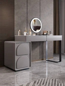 Toaletný stolík Moderný jednoduchý a rozšírený rock doska toaletný stolík Spálňa nočný stolík