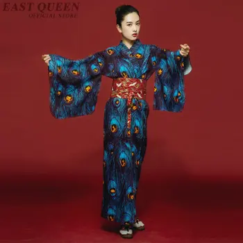 Tradičné japonské kimonos japonský odev kimono eleganciu ženy haori obi geisha kimono župan yukata AA3835