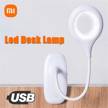 Xiao USB Nabíjateľné Svetla na Čítanie, LED Klip stolná Lampa Stmievateľné Bezdrôtový Stolná Lampa Dotykový LED Nočné Svetlo Stolná Lampa Pre Domáce