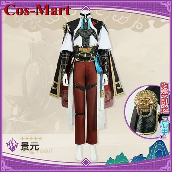 Cos-Mart Hra Honkai: Hviezda Železničnej Jing Yuan Cosplay Kostým Módne Combat Uniform Unisex Činnosť Strany Úlohu Hrať Oblečenie S-4XL