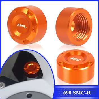 Orange Motocyklové Príslušenstvo Hliníkový Radiátor Vodného Potrubia Spp Kryt Ochrany 690 SMC R SMC-R SMCR 690SMCR 2019 2020 2021