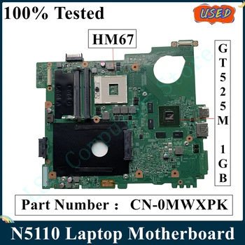 LSC POUŽÍVA Pre DELL fotografické stanice n5110 Notebook Doske CN-0MWXPK 0MWXPK MWXPK HM67 GT525M s 1 gb 100% Testované Rýchlu Loď