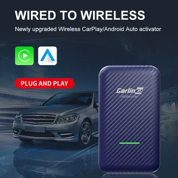 2v1 OTA Online Upgrade Carlinkit 4.0 pre Káblové Bezdrôtové CarPlay Adaptér Android Auto Dongle Auto Multimediálny Prehrávač Aktivátor