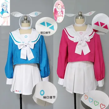 Anime modrá archív Arona Cosplay Kostým, Oblek Jednotné Karnevalové Kostýmy Pre Ženy, Dievčatá