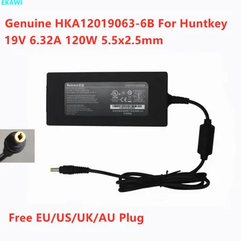Skutočné HKA12019063-6B 19V 6.32 A 120W HKA12019063-6C AC Adaptér Pre Huntkey Intel NUC GIMI LIGHTANK Notebook Napájanie Nabíjačky
