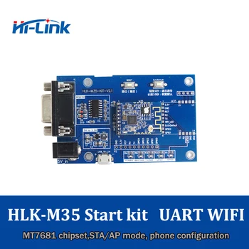 Doprava zadarmo Nízkou hodnotou, UART wifi modul podporu AP/STA HLK-M35 startkit Externú Anténu internet vecí