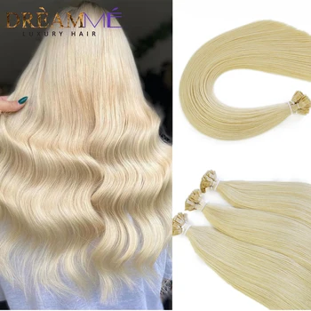 Rovno Ploché Tip Vlasov Human Hair Extension Keratínu Kapsule Fusion Stojí 100/100 g Brazílsky Ľudské Remy Vlasy Rozšírenie Prírodných