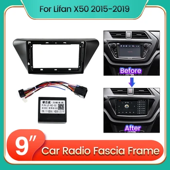 2 DIN Android Stereo Frame Panel pre Montáž Lifan X50 2015-2019 Stereo Inštalácie Pomlčka zátvorka Stereo Navigačného Panelu