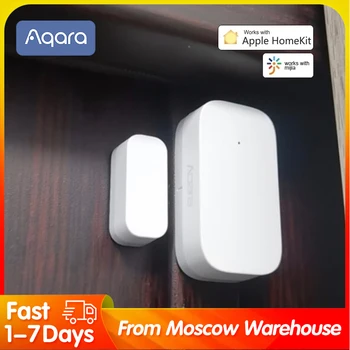 Aqara Okno, Dvere, Snímač ZigBee Bezdrôtové Pripojenie Smart Home Okno Detektor pre Xiao Domov a Apple Homekit