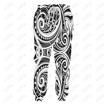 Tahiti Tetovanie Nohavice Pre Mužov Elastické Kapely Streetwear Nadrozmerná Módne Dlhé Joggers Lete Dropshipping Veľkoobchod Legrační 