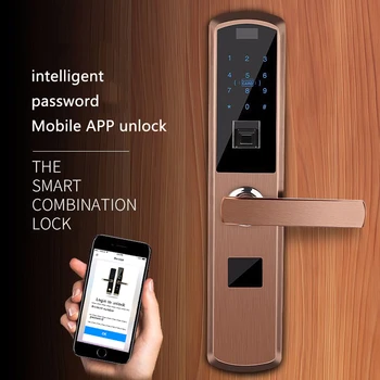 semi-automatické uzamknutie hesla access control list sklo kartu APLIKÁCIE smart dverí zamky Smart odtlačkov prstov zámok dverí zamky elektronické